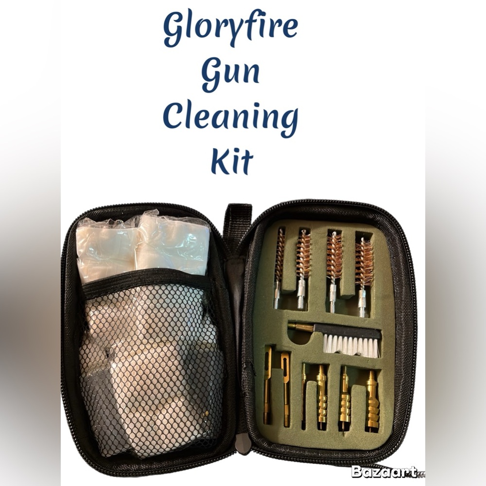 Gloryfire Gun Pistol Cleaning Kit NIB. Handgun Kit w/ Cleaning Rod Brushes Jags